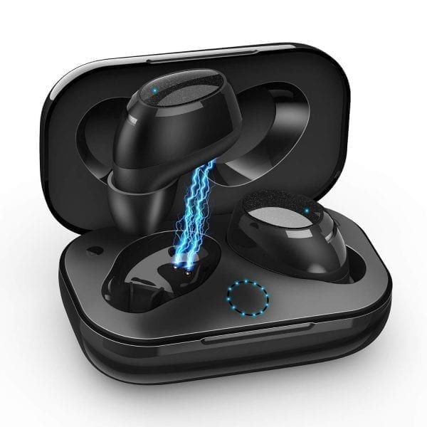 Wireless Earbuds, Zerofire Bluetooth 5.0 True Wireless Bluetooth Earbuds 3D Stereo Wireless Headphones with Microphone Charging Case (Comfy Fit & Keep Stay,Connection Stable)