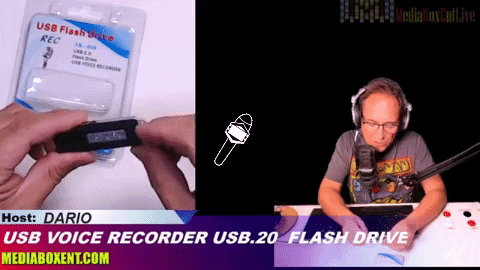 Flash drive and USB voice recorder