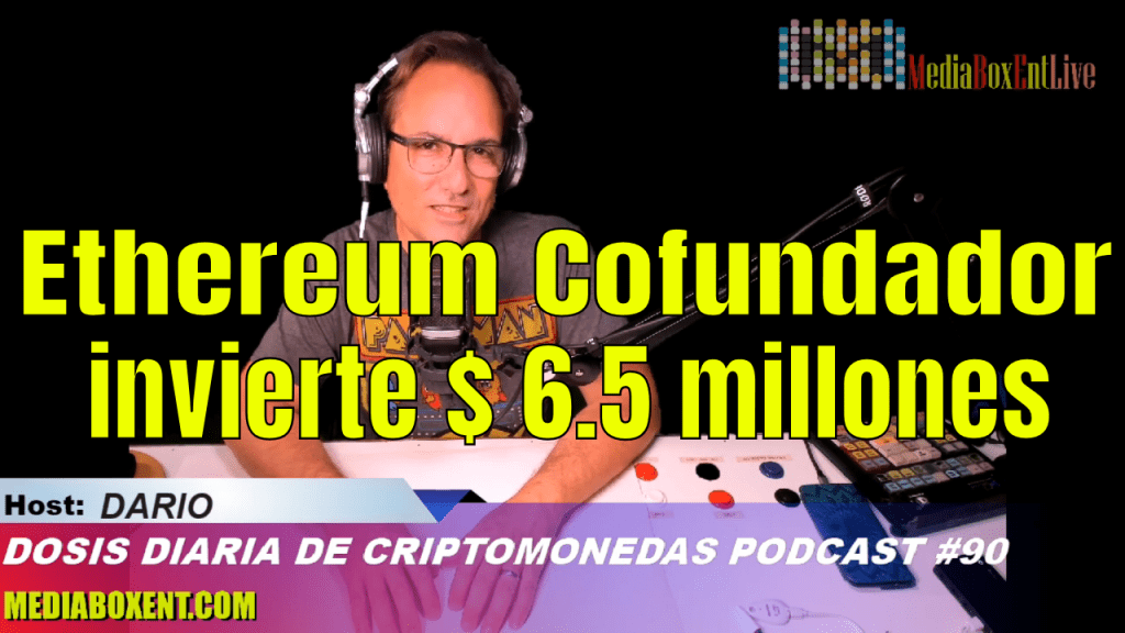 Ethereum Cofundador invierte $ 6.5 millones
