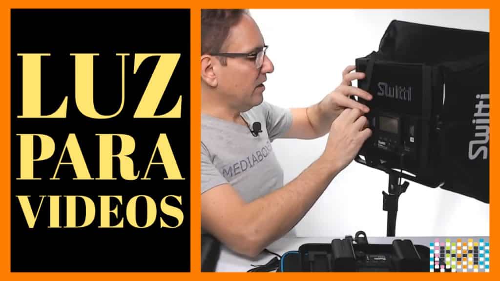 Luz que usan los youtubers para grabar