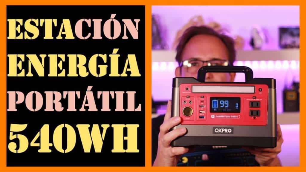 Estación de energía portátil de 540 Wh 110V / 500W