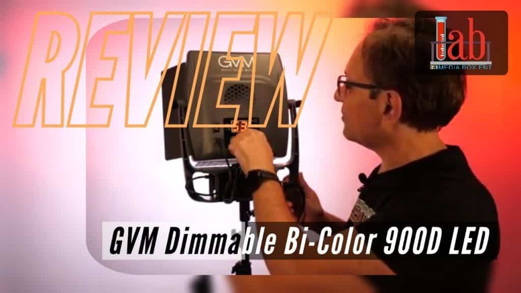 GVM Dimmable Bi-Color 900D LED Video Light and Stand Lighting Kit