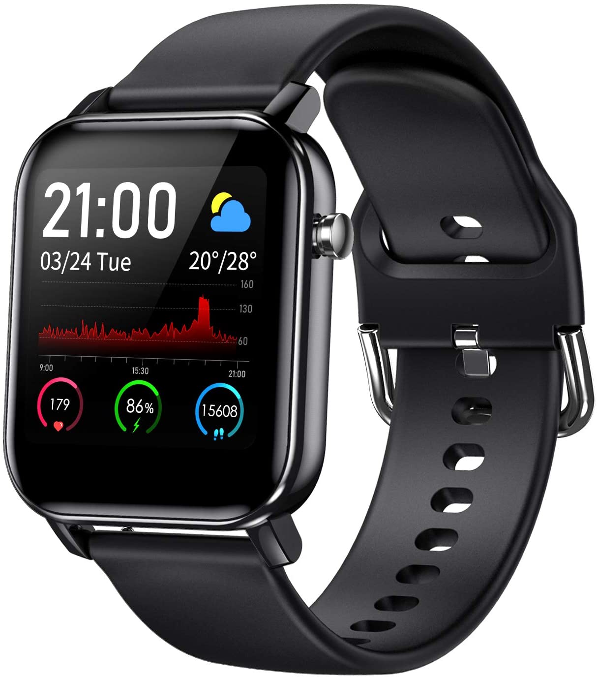 Smart Watch Fitness Tracker with 1.4" Touch Screen - Media Box Ent