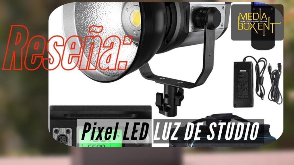 Pixel LED Video Light Studio Photography Foco de iluminación de salida continua 5600K