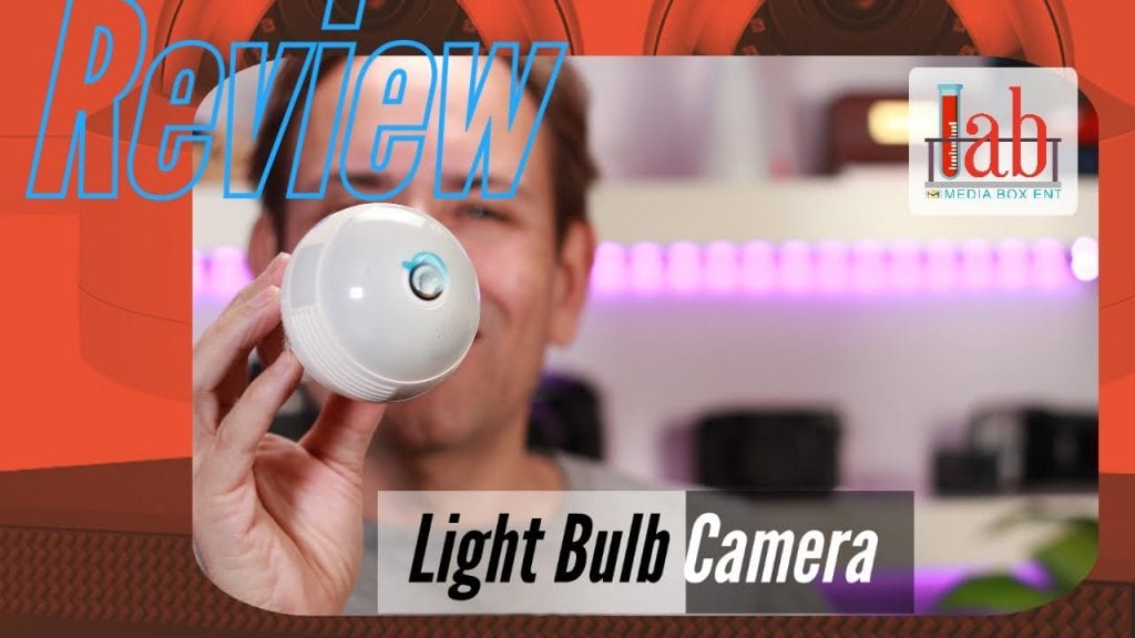 Light Bulb Camera 360 Degrees Panoramic VR Home Surveillance Cameras