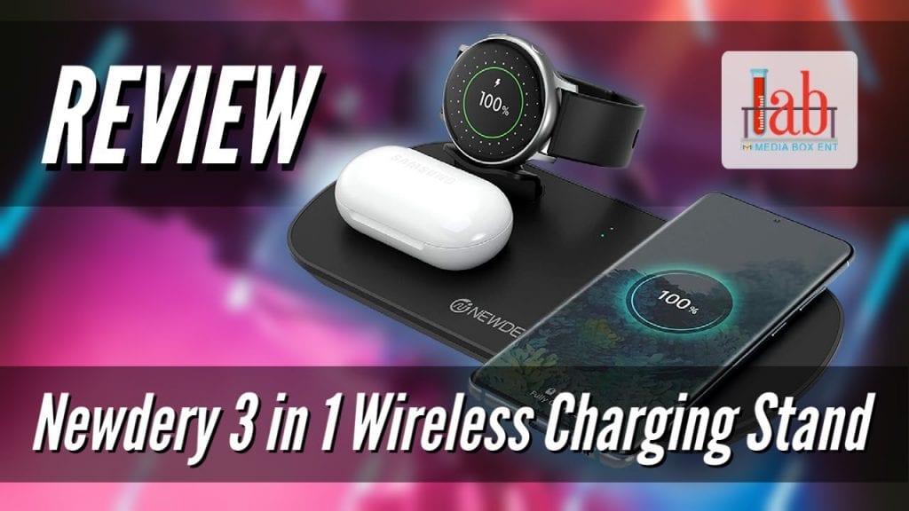 NEWDERY 3-in-1 Wireless Fast Charging Station