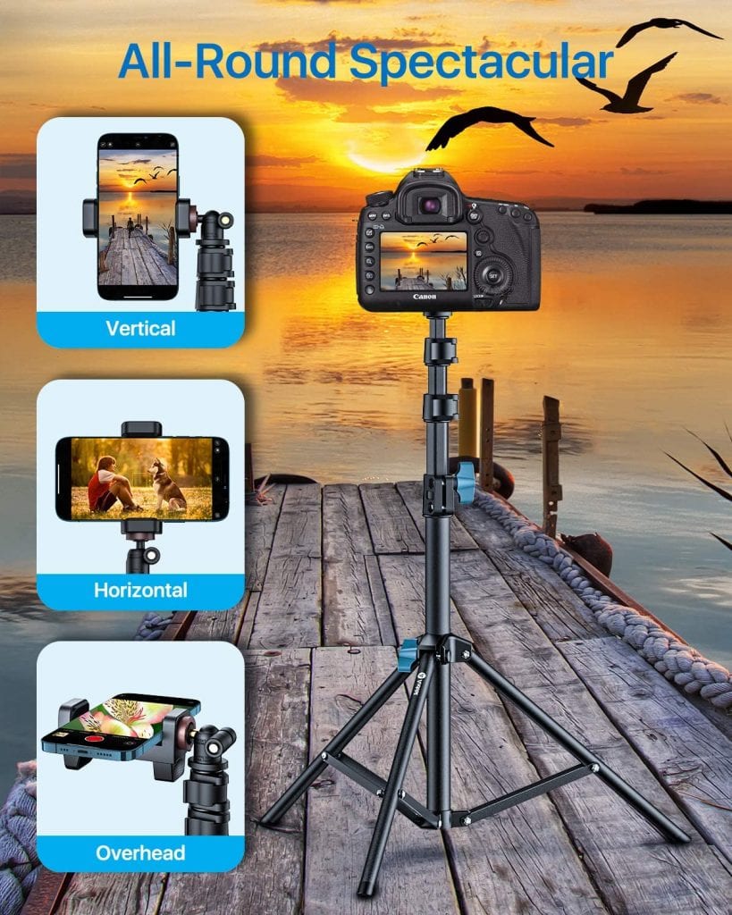 Trepied Telephone Portable Nouveau Design 2025] Andobil Selfie Stick Trépied Trepied Extensible Bluetooth MagSafe Accessoires Pour IPhone 16, 15, 14, 13 Pro Trepied Smartphone