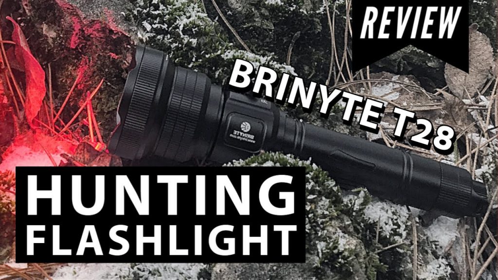 Brinyte T28 tri colour hunting flashlight | Review