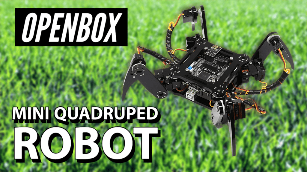 Quadruped Robot DIY Compatible With Arduino IDE | OPENBOX