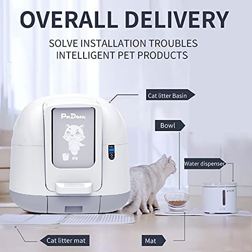Pet-Daddy-Self-Cleaning-Cat-Litter-Box-overall-delivery