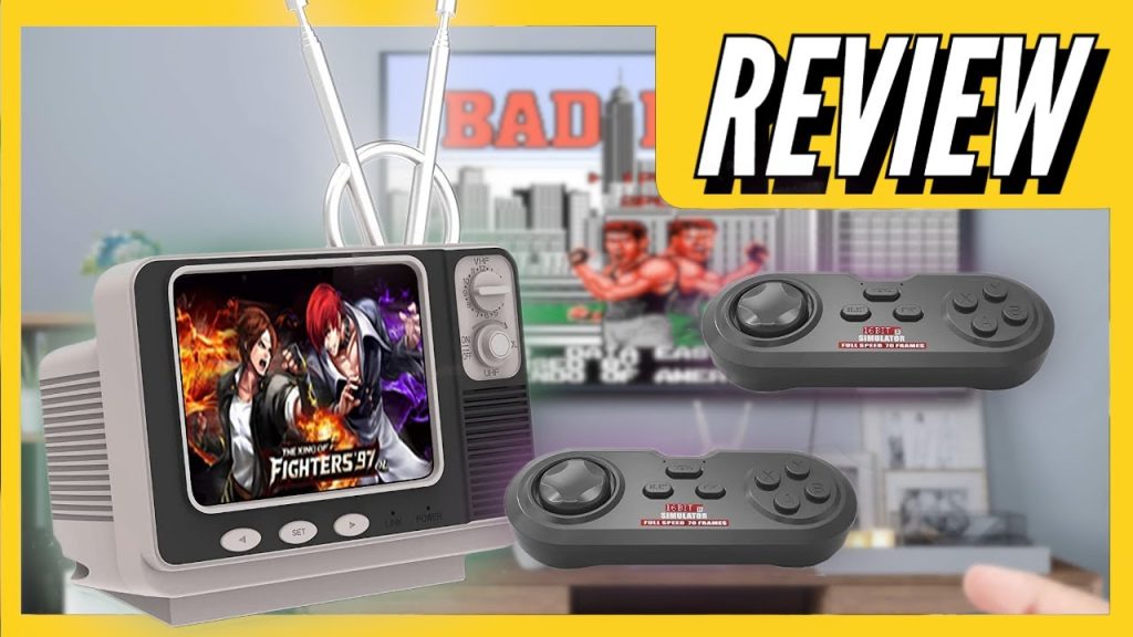 Retro Mini TV with 108 Built-in ​games and USB controllers + Alarm | REVIEW