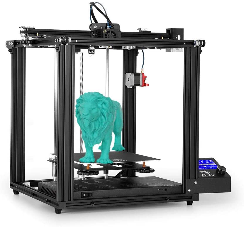 Creality Ender 5 Pro 3D Printer with Silent Motherboard Dual Y-axis PTFE Tubing 220x220x300mm Printing Size