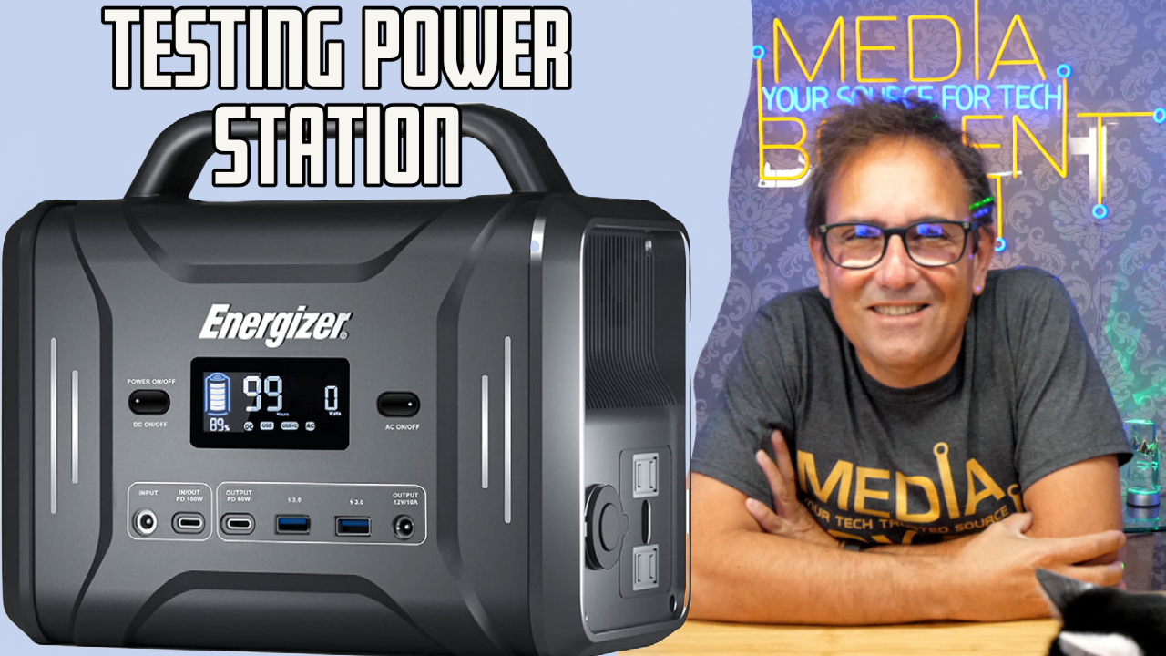 Energizer Portable Power Station 300W/320Wh by LiFePO4 Batteries Solar Generator Fast Charging