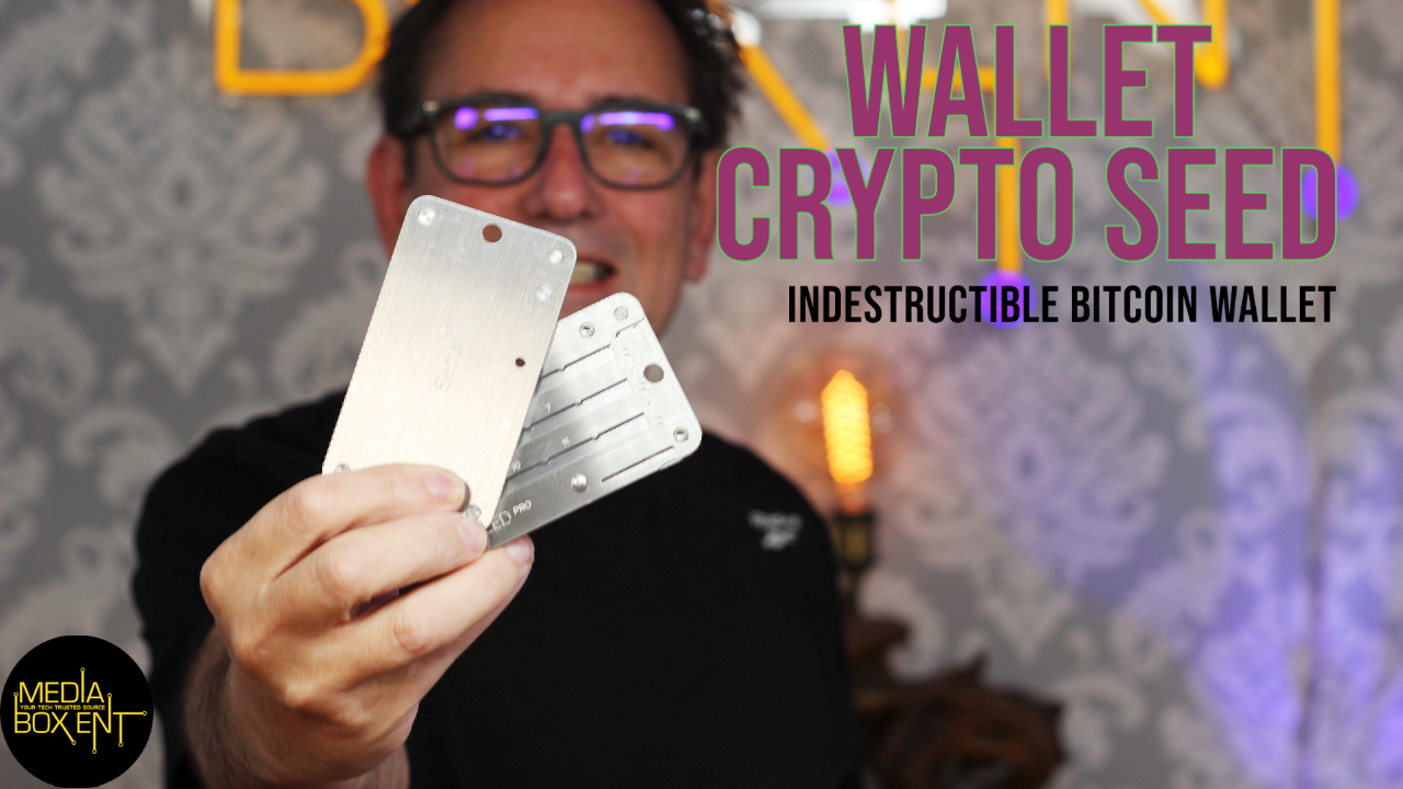 XSEED Pro - Indestructible Bitcoin Wallet Crypto Seed Storage Steel Plate - Compatible with SecuX, Ledger, Trezor Hardware Wallets
