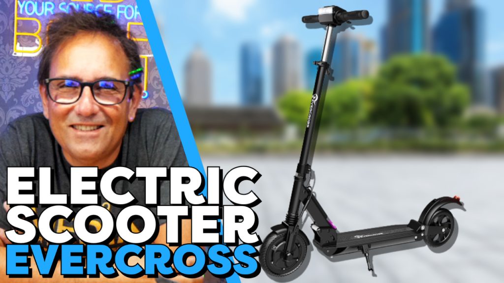 EVERCROSS EV08E Electric Scooter, Electric Scooter for Adults with 8" Solid Tires & 350W Motor, Up to 19 Mph & 20 Miles Long-Range, 3 Speed Modes, Folding Electric Scooters for Adults Teenagers