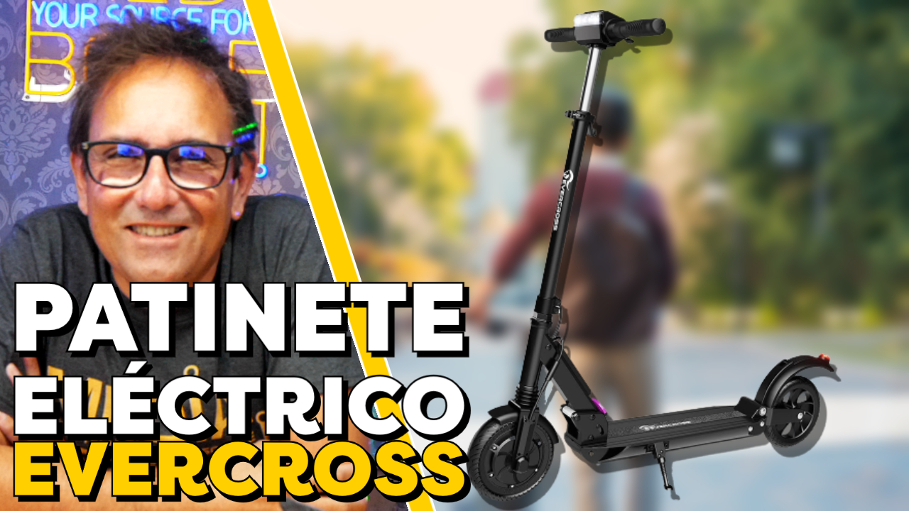 EVERCROSS EV08E Electric Scooter, Electric Scooter for Adults with 8" Solid Tires & 350W Motor, Up to 19 Mph & 20 Miles Long-Range, 3 Speed Modes, Folding Electric Scooters for Adults Teenagers
