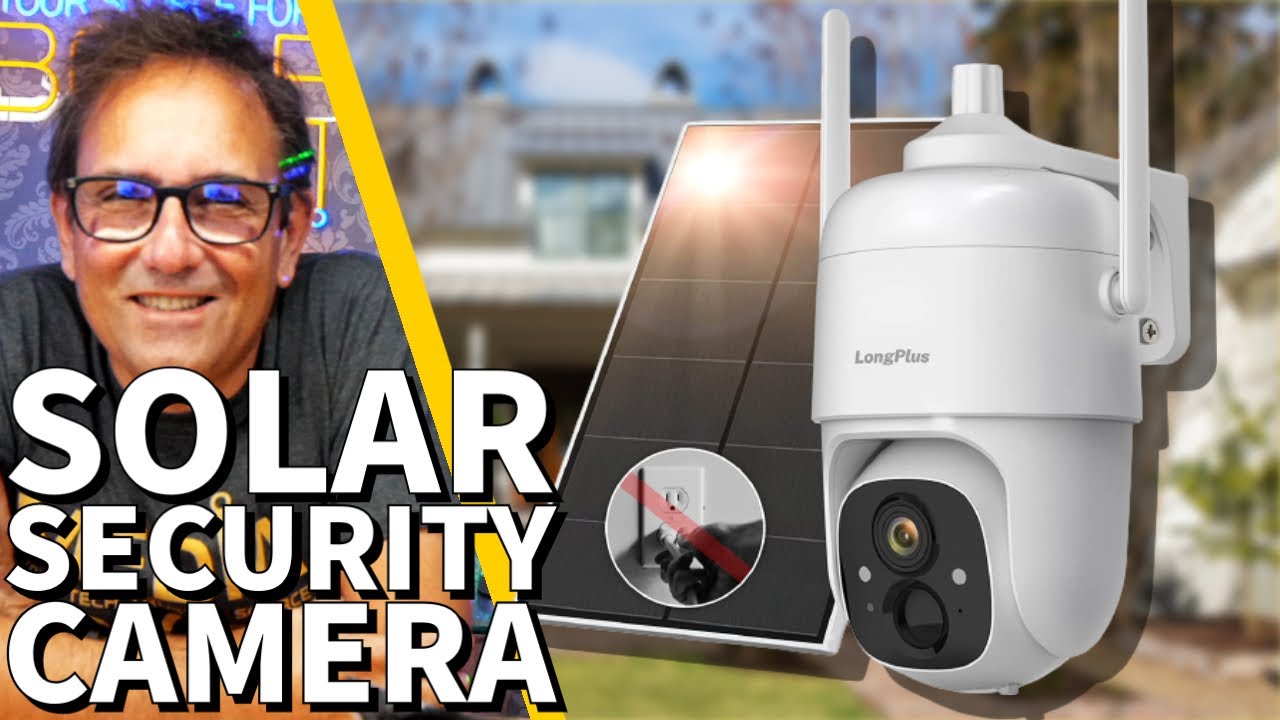 Security Camera Wireless Outdoor with Solar Powered full setup