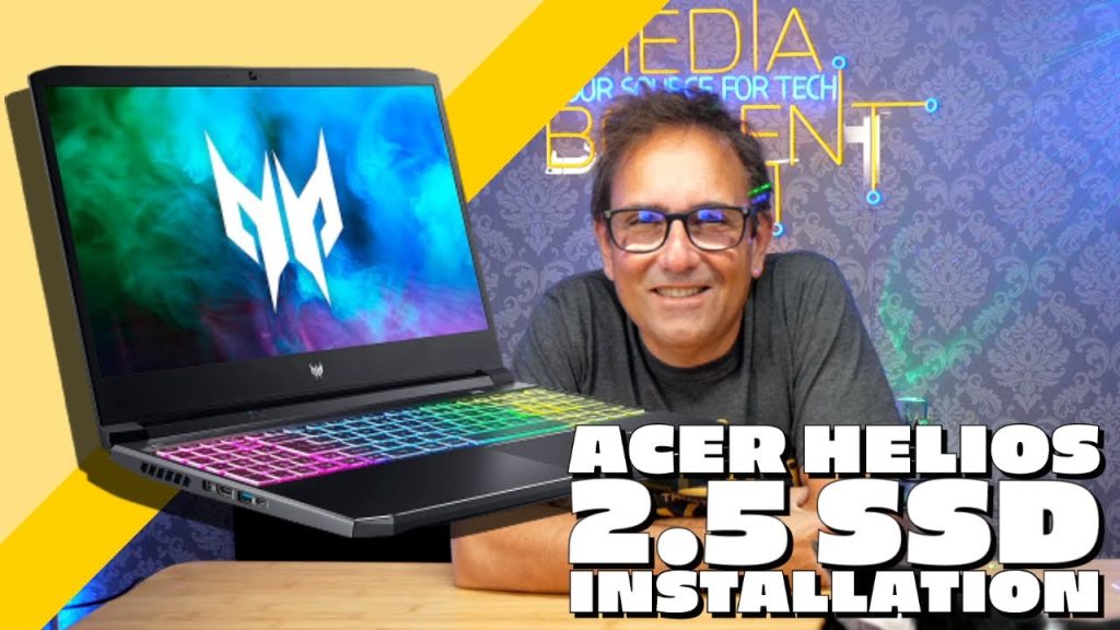 How to Install 2.5 SSD Drive for the Acer Predator Helios 300